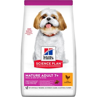 Hill's Science Plan Mature Adult 7+ Small & Mini 300gr Dry Food for Adult Small Breed Dogs with Chicken / Rice Hill's Science Plan Mature Adult 7+ Small & Mini 300gr Dry Food for Adult Small Breed Dogs with Chicken / Rice