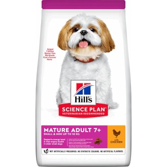 Hill's Science Plan Mature Adult 7+ Small & Mini 1.5kg Dry Food for Adult Small Breed Dogs with Chicken / Rice Hill's Science Plan Mature Adult 7+ Small & Mini 1.5kg Dry Food for Adult Small Breed Dogs with Chicken / Rice