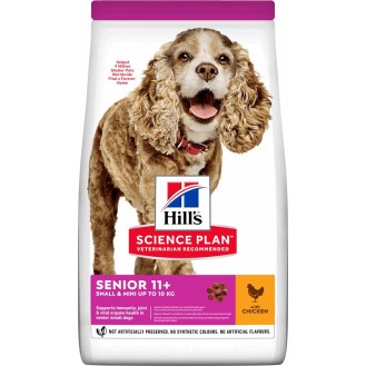 Hill's Science Plan Senior 11+ Small & Mini 1.5kg Dry Food for Senior Small Breed Dogs with Chicken Hill's Science Plan Senior 11+ Small & Mini 1.5kg Dry Food for Senior Small Breed Dogs with Chicken