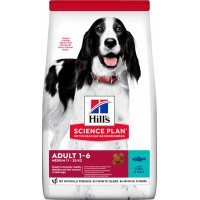 Hill's Science Plan Adult Medium 12kg Dry Food for Medium Breed Adult Dogs Diet with Rice / Tuna